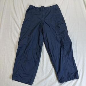 L.L. Bean Women's Explorer Ripstop Pants Barrel Leg Size 10 Capris Hiking
